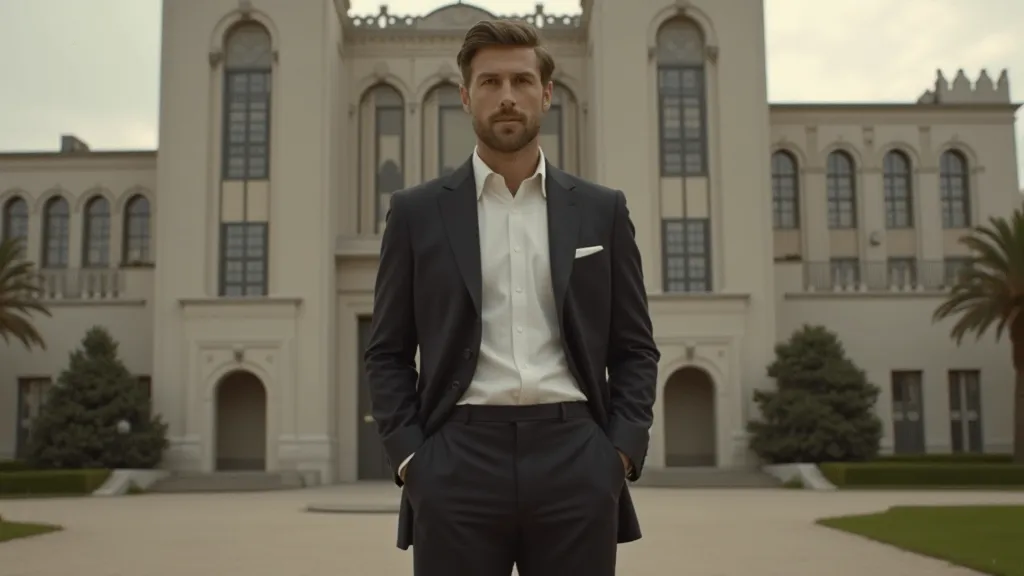 Man in 1920s suit