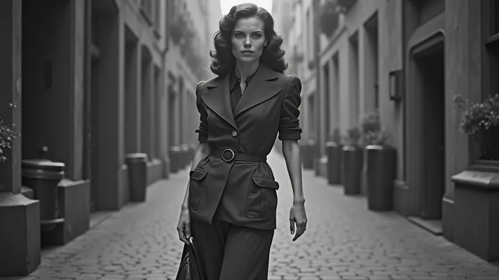Katharine Hepburn in a trouser suit