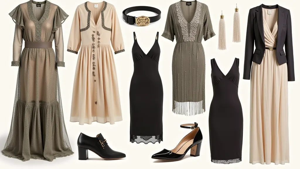 Modern clothing inspired by 1920s flapper style