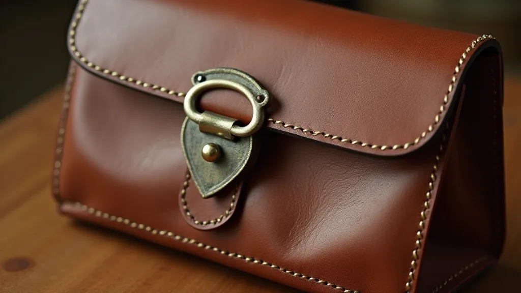 Detailed image of a vintage handbag