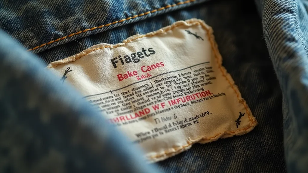 Vintage Clothing Label